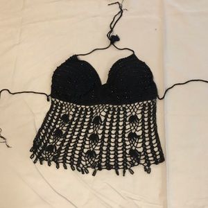 Beaded Crop top
